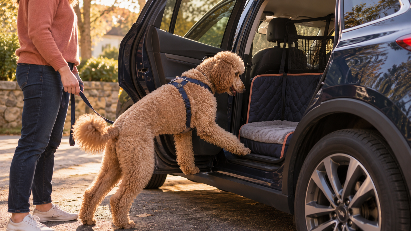 How to Train a Dog for Car Rides